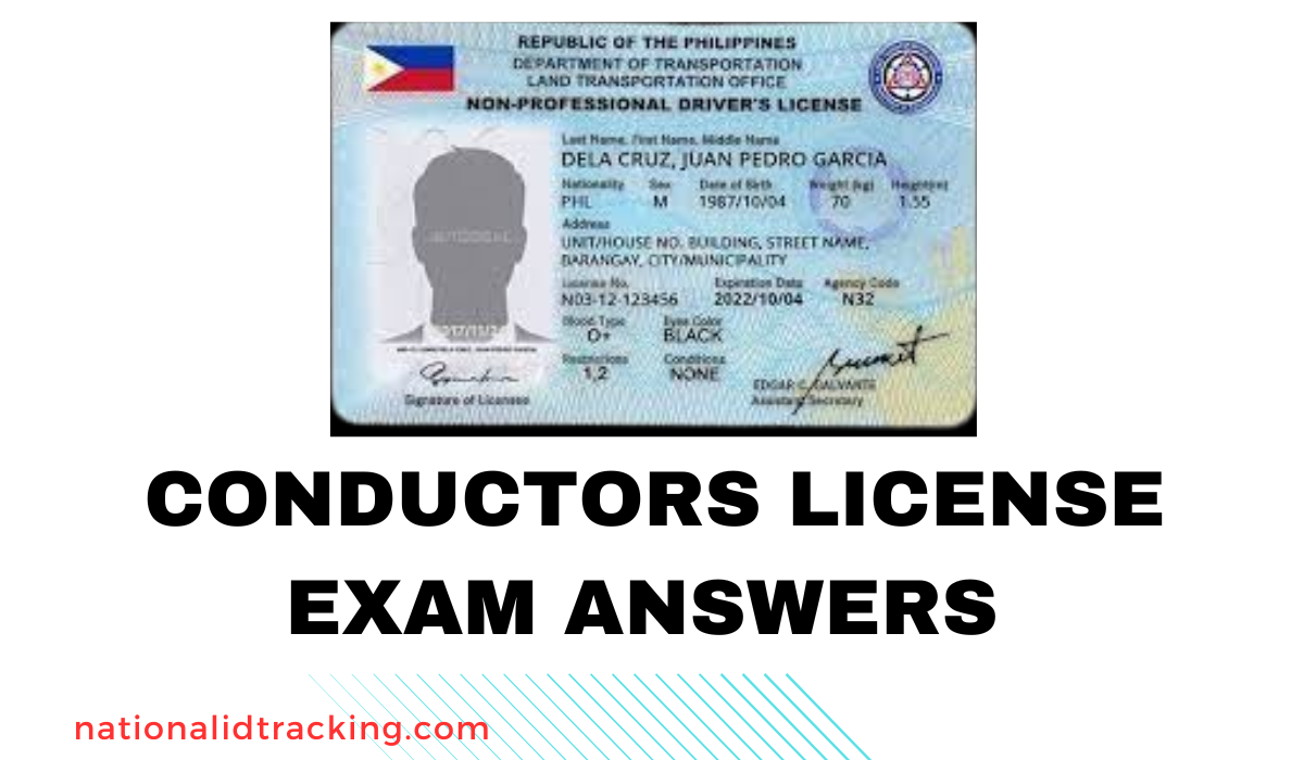 CONDUCTORS LICENSE EXAM ANSWERS