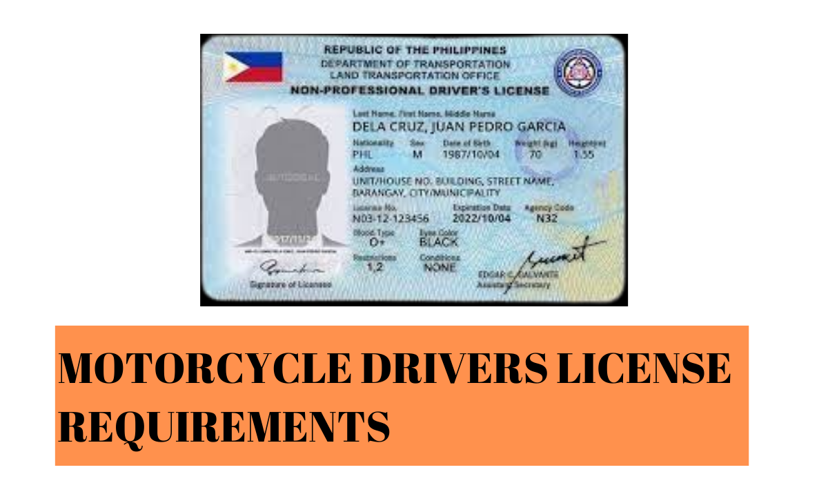 MOTORCYCLE DRIVERS LICENSE REQUIREMENTS