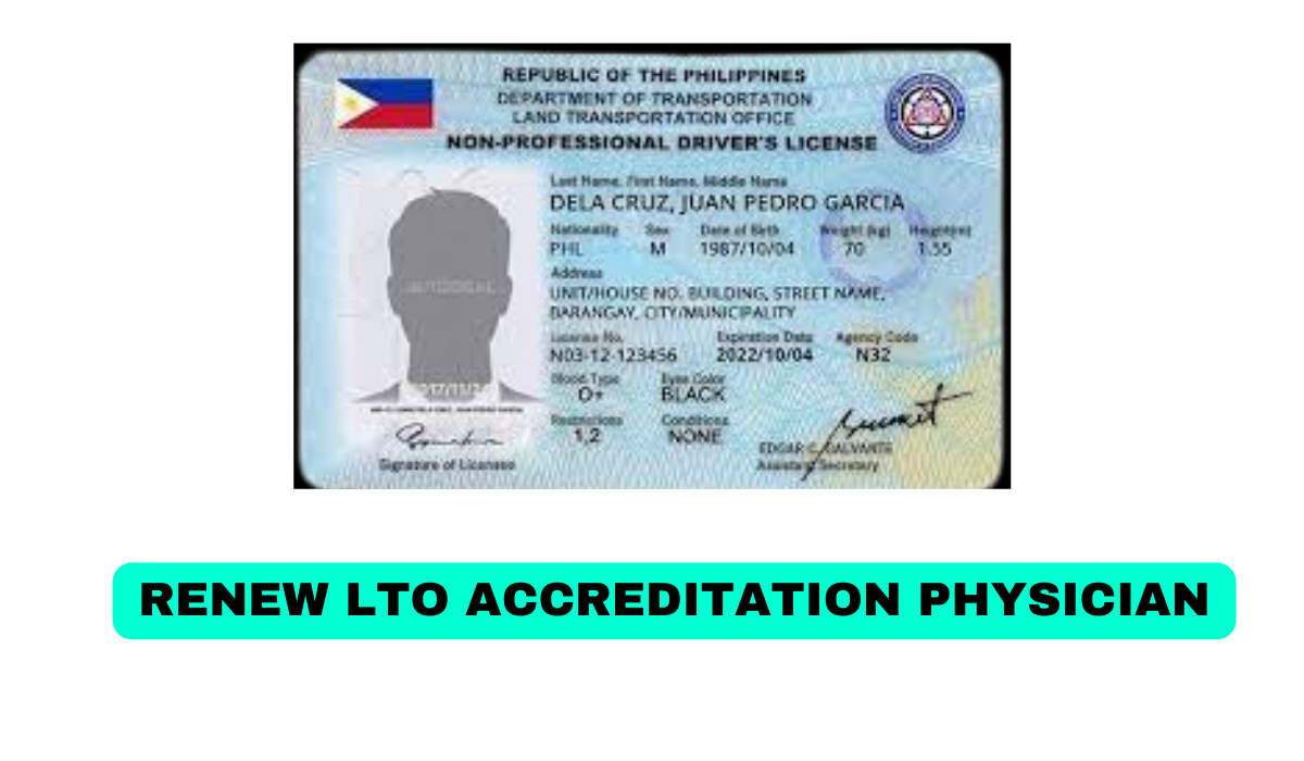 RENEW LTO ACCREDITATION PHYSICIAN