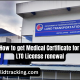 How to get Medical Certificate for LTO License renewal