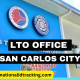 LTO OFFICE SAN CARLOS CITY