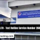 LTO - Text Hotline Service Number 2600