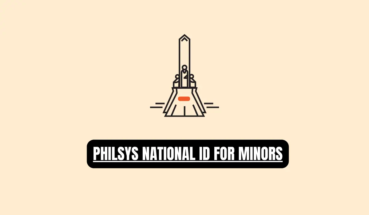 PhilSys National ID for Minors